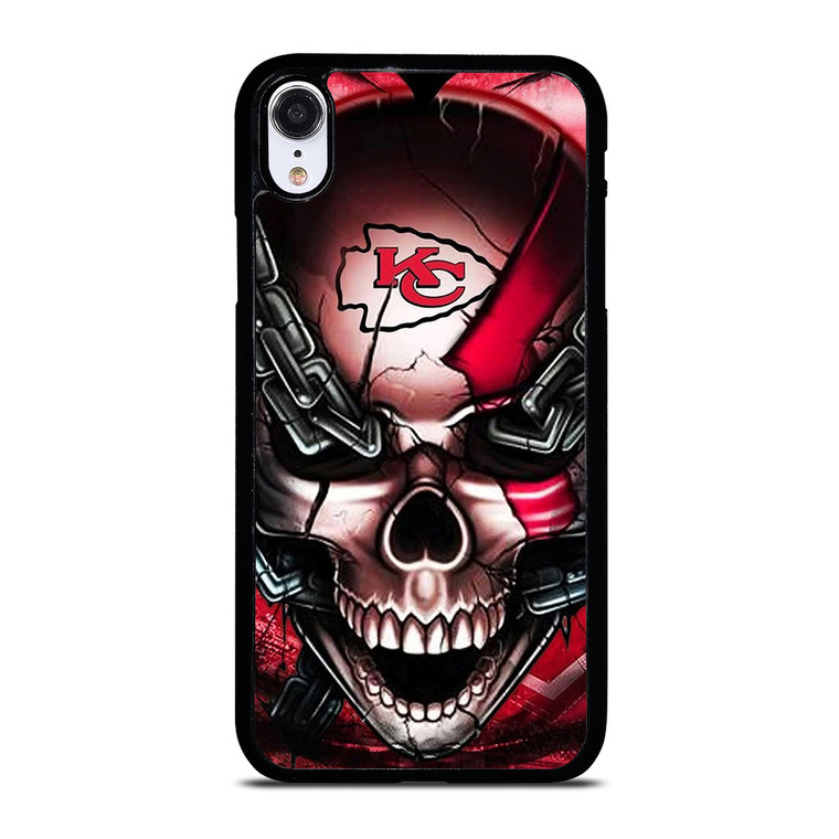KANSAS CITY CHIEFS SKULL iPhone XR Case