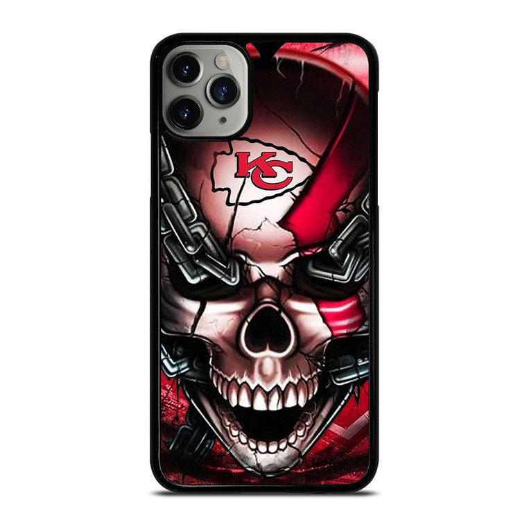 KANSAS CITY CHIEFS SKULL iPhone 11 Pro Max Case