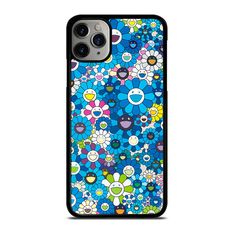 TAKASHI MURAKAMI BLUE FLOWERS iPhone 11 Pro Max Case