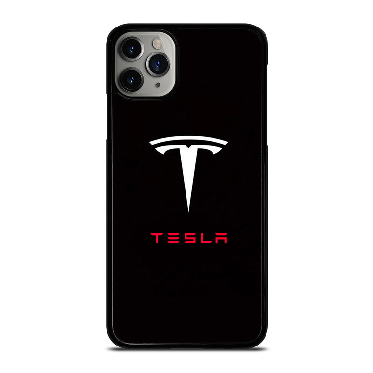 TESLA ELECTRIC CAR LOGO iPhone 11 Pro Max Case