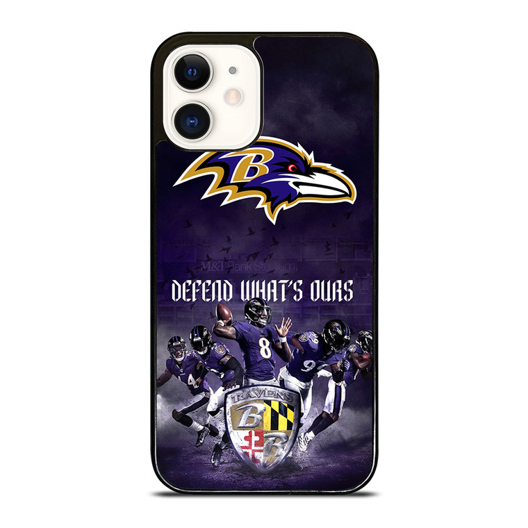 BALTIMORE RAVENS DEFEND iPhone 12 Case