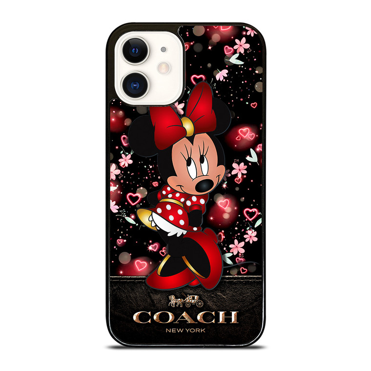 MINNIE MOUSE COACH FLOWERS iPhone 12 Case