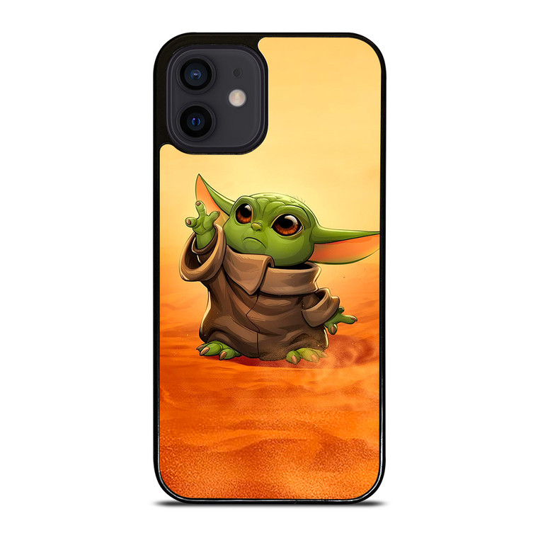 BABY YODA CARTOON STAR WARS iPhone 12 Mini Case