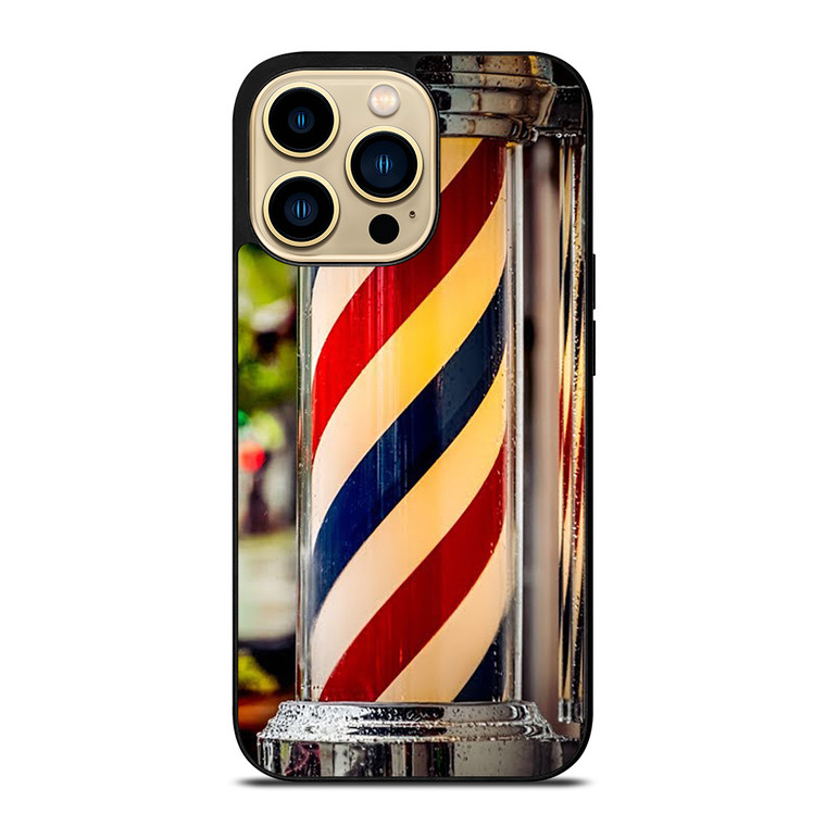 BARBER POLE HAIR CUT iPhone 14 Pro Max Case