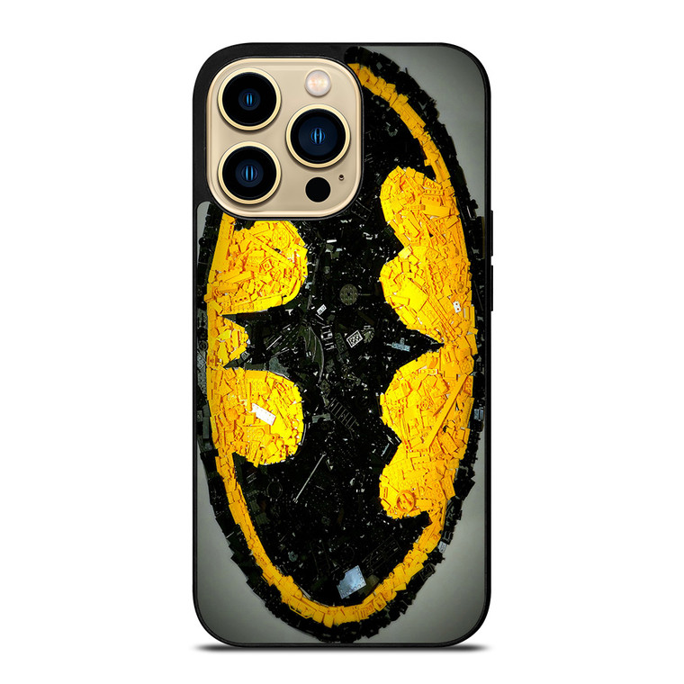 Batman Logo Black Yellow 2 iPhone 14 Pro Max Case Batman Logo Black Yellow 2 iPhone 14 Pro Max Case