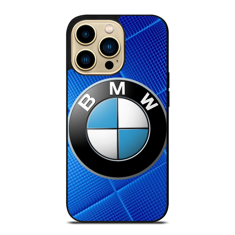 BMW LOGO BLUE CARBON iPhone 14 Pro Max Case