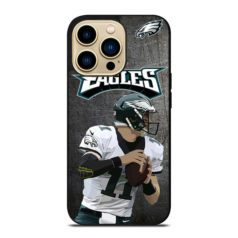 CARSON WENTZ PHILADELPHIA EAGLES 3 iPhone 14 Pro Max Case