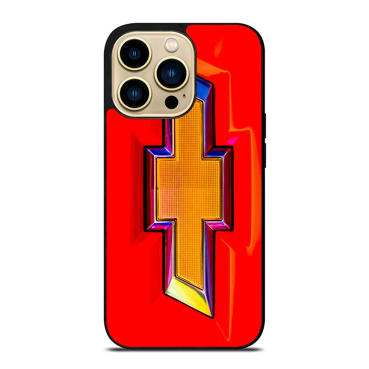 CHEVROLET GLOWING RED LOGO iPhone 14 Pro Max Case