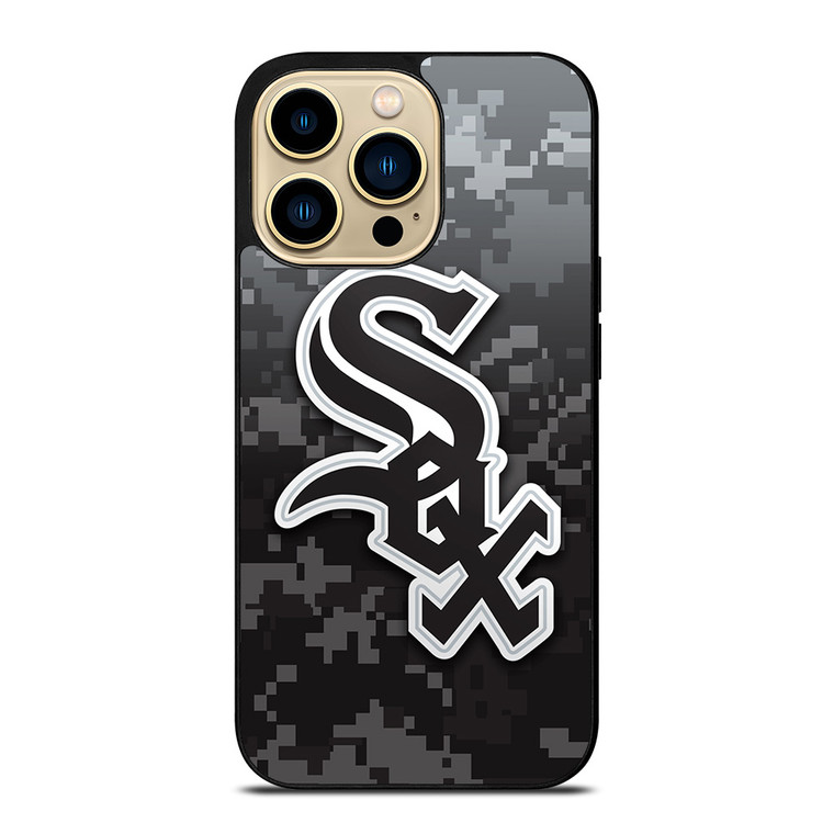 CHICAGO WHITE SOX CAMO LOGO iPhone 14 Pro Max Case
