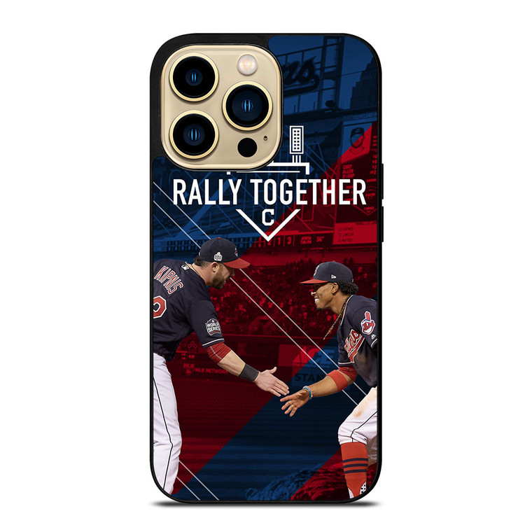 CLEVELAND INDIANS RALLY TOGETHER iPhone 14 Pro Max Case CLEVELAND INDIANS RALLY TOGETHER iPhone 14 Pro Max Case