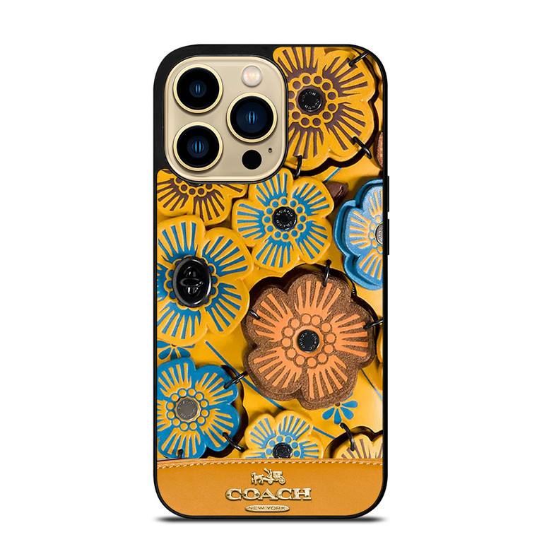 COACH NEW YORK ROSE TEA iPhone 14 Pro Max Case COACH NEW YORK ROSE TEA iPhone 14 Pro Max Case