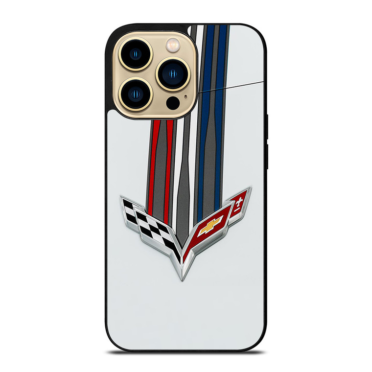CORVETTE WHITE iPhone 14 Pro Max Case
