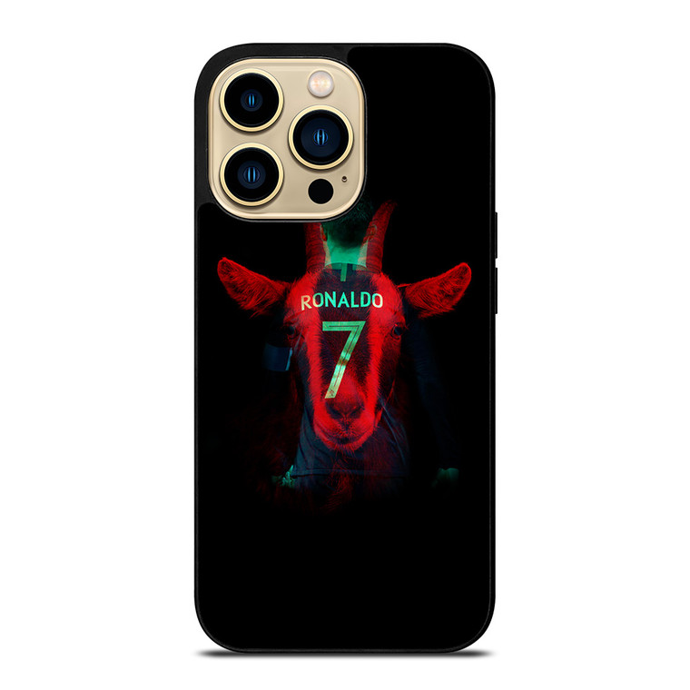 CRISTIANO RONALDO CR7 G.O.A.T iPhone 14 Pro Max Case