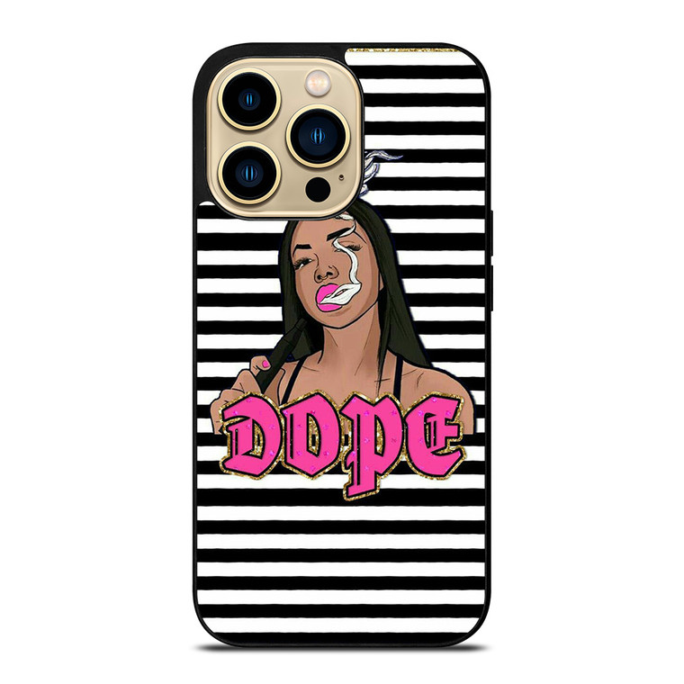 DOPE CIGAR GIRL STRIPE iPhone 14 Pro Max Case