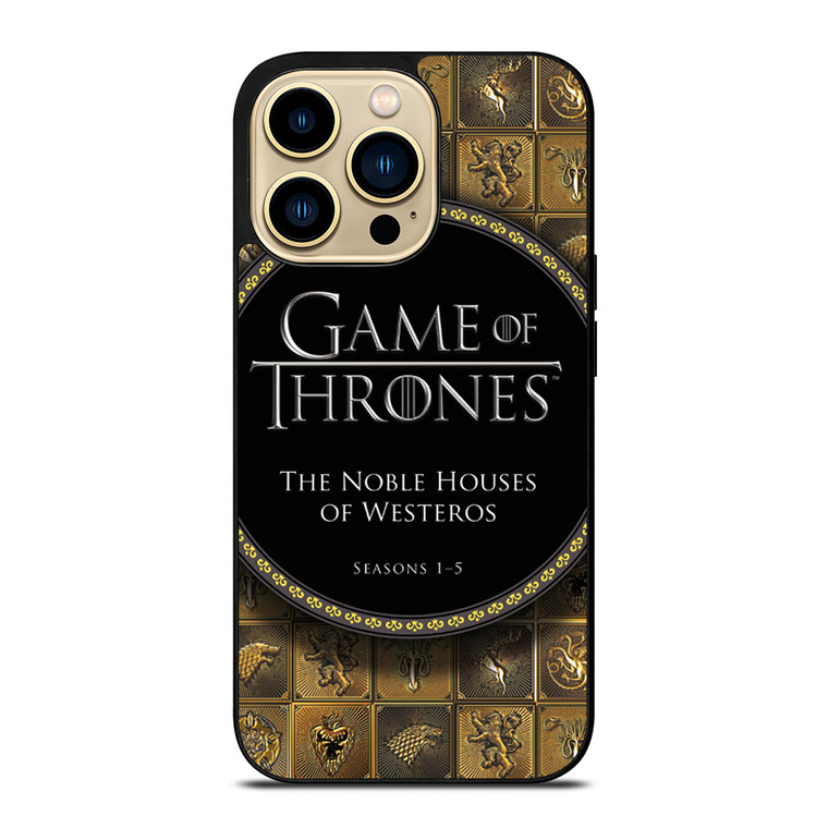 GAME OF THRONES THE NOBLE HOUSES OF WESTEROS iPhone 14 Pro Max Case