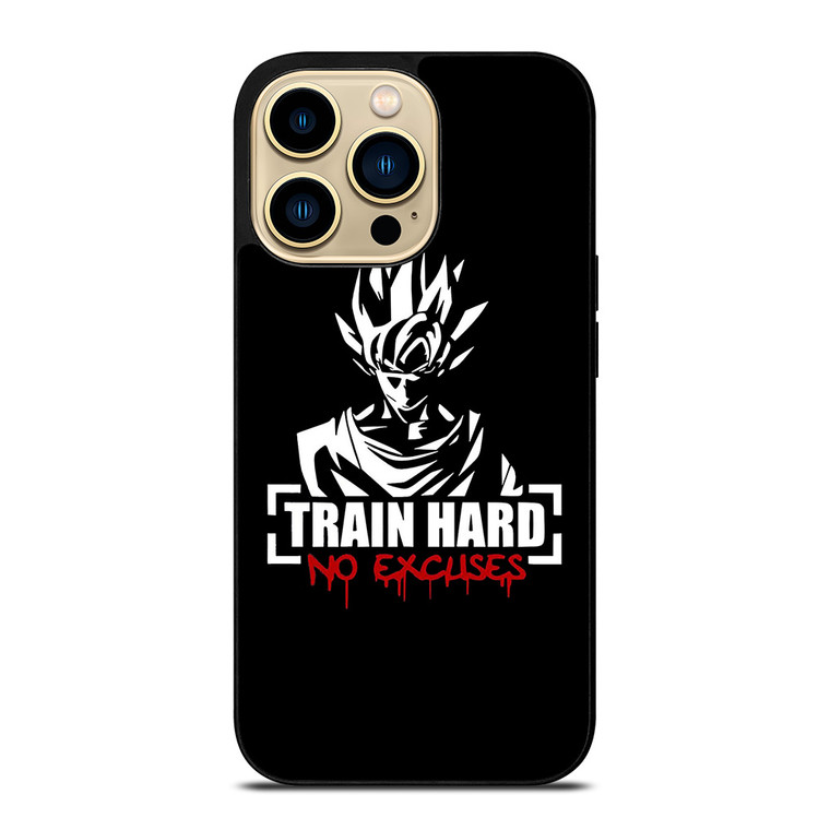 GOKU TRAIN HARD NO EXCUSES iPhone 14 Pro Max Case