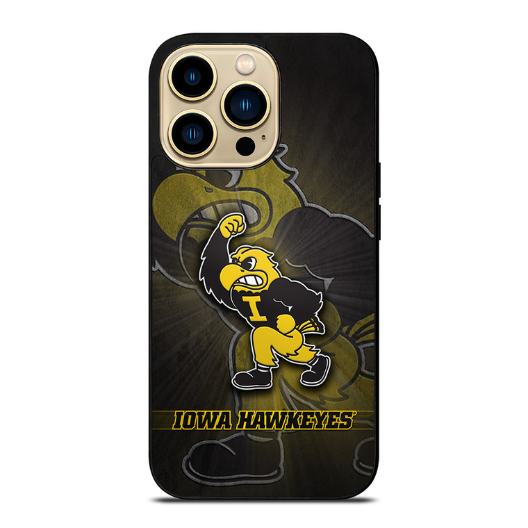 IOWA HAWKEYES FOOT BALL iPhone 14 Pro Max Case