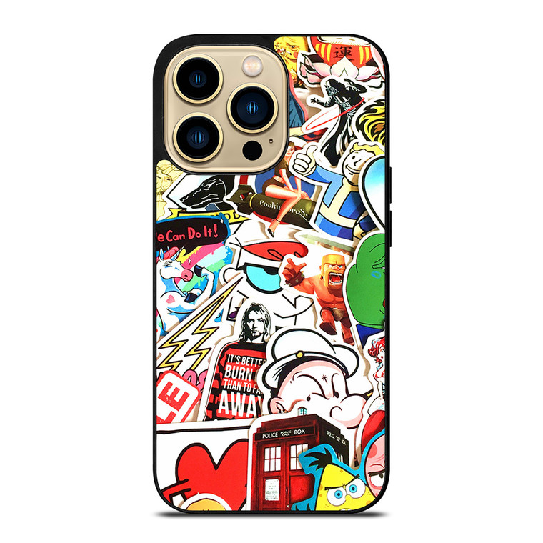 JMD STYLING STICKERS BOMB iPhone 14 Pro Max Case
