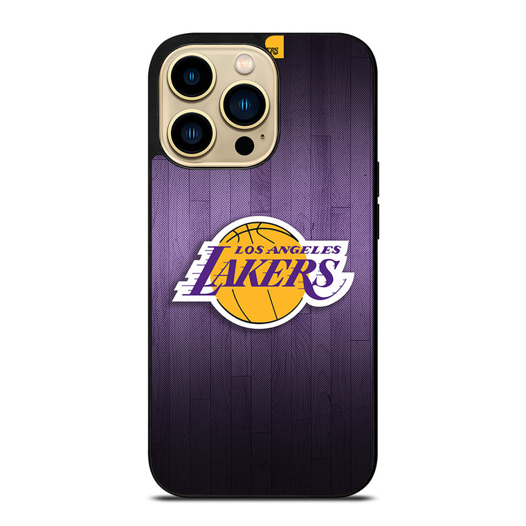 LA LAKERS WOOD DESIGN iPhone 14 Pro Max Case