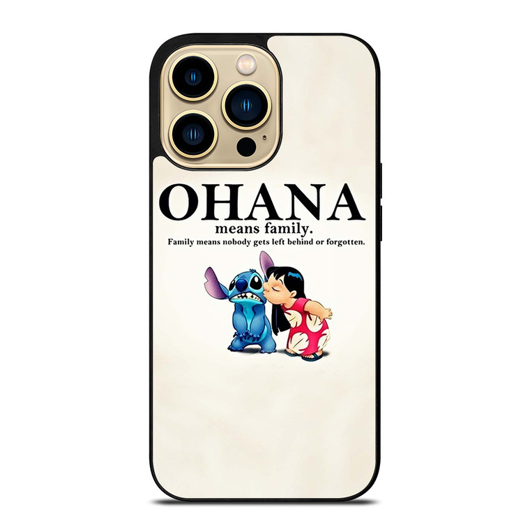 LILO AND STITCH OHANA FAMILY Disney iPhone 14 Pro Max Case