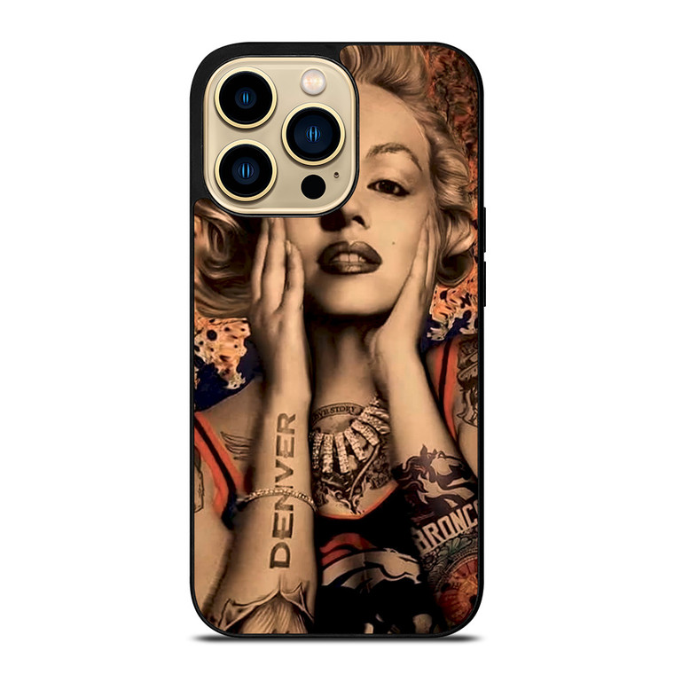 MARILYN MONROE TATTOO FAN ART iPhone 14 Pro Max Case