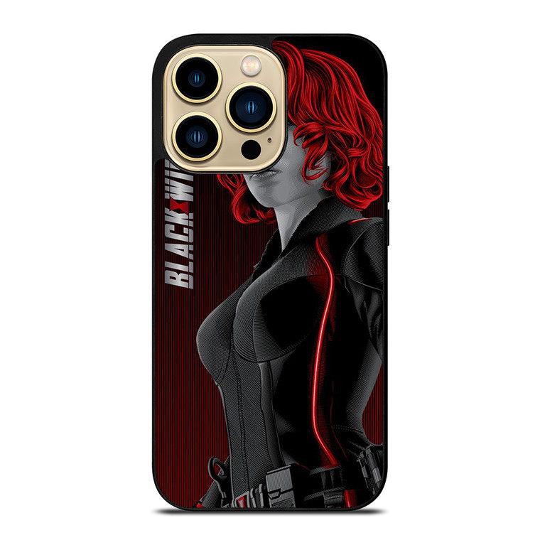 MARVEL BLACK WIDOW AVENGERS ART iPhone 14 Pro Max Case