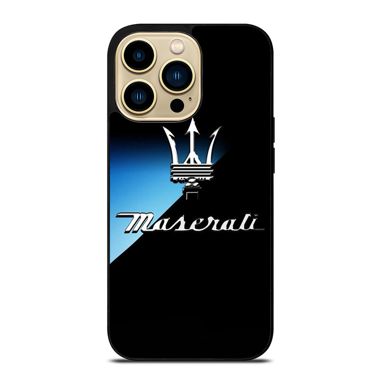 MASERATI DARK BLUE LOGO iPhone 14 Pro Max Case