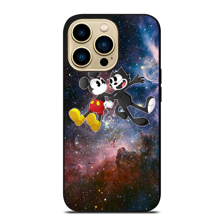 MICKEY MOUSE AND FELIX THE CAT iPhone 14 Pro Max Case