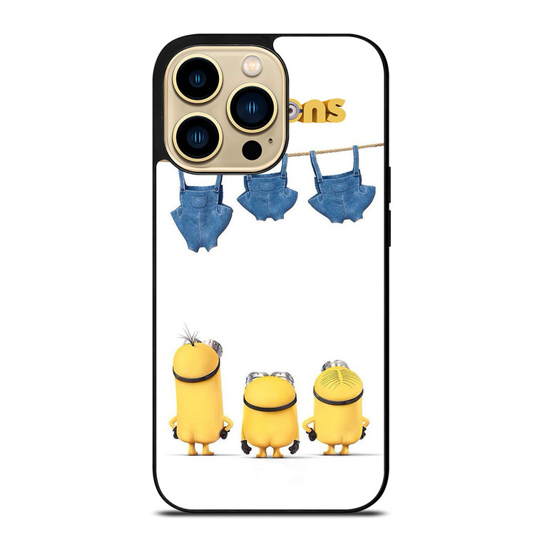 MINIONS DRYING CLOTHES iPhone 14 Pro Max Case