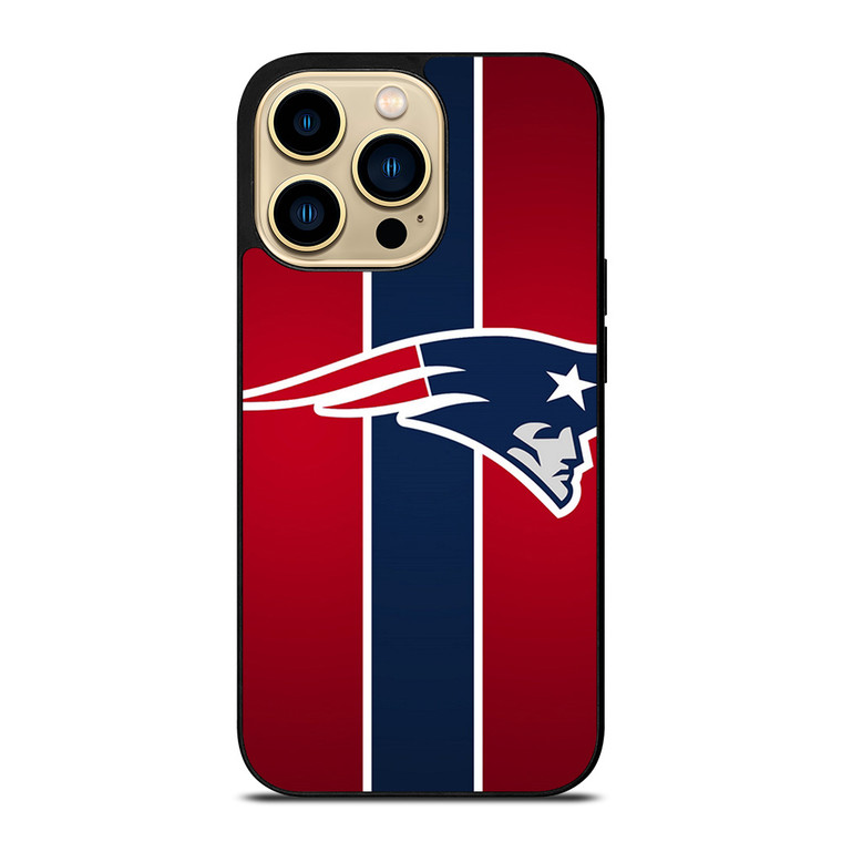 NEW ENGLAND PATRIOTS LOGO STRIPE iPhone 14 Pro Max Case