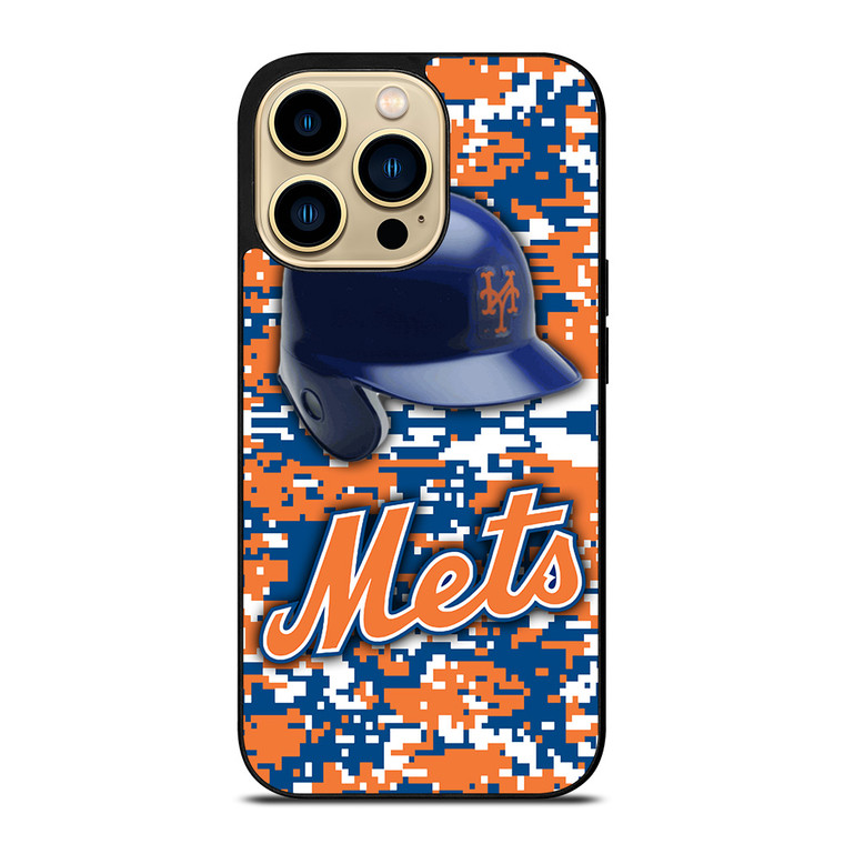 NEW YORK METS CAMO iPhone 14 Pro Max Case