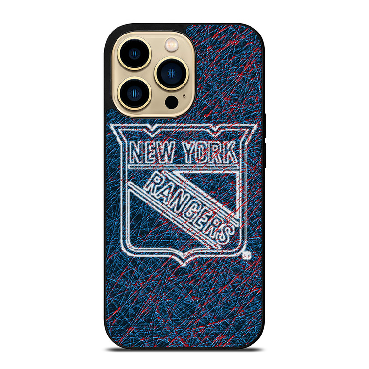 NEW YORK RANGERS ABSTRACT iPhone 14 Pro Max Case