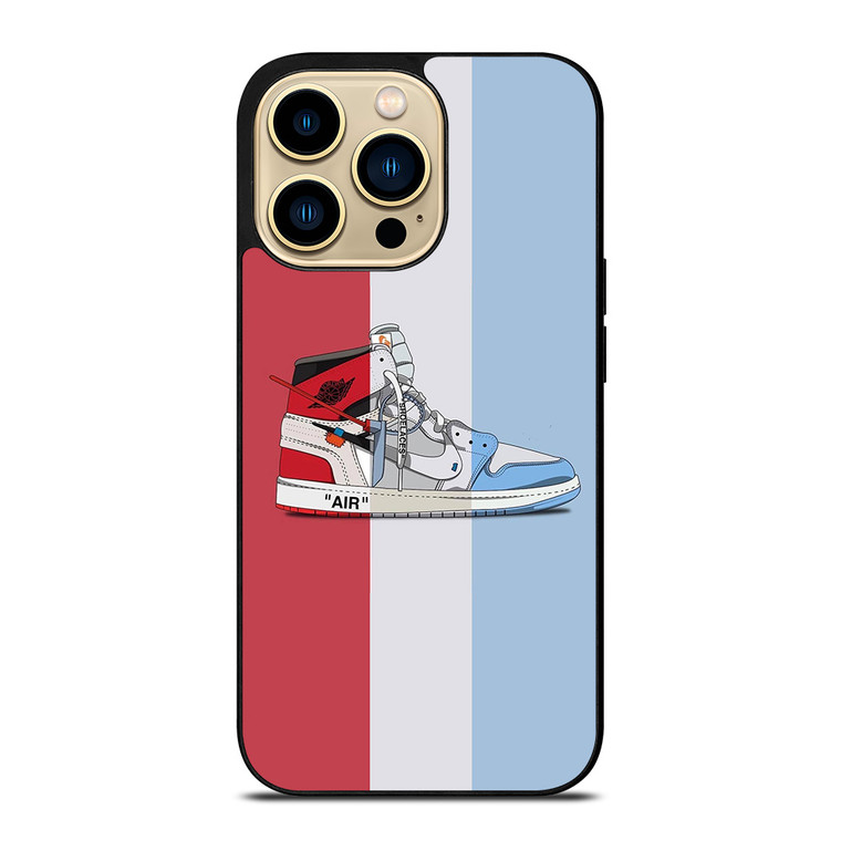 NIKE AIR JORDAN SHOES CARTOON iPhone 14 Pro Max Case