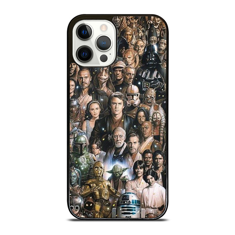 STAR WARS CHARACTERS ART iPhone 12 Pro Case STAR WARS CHARACTERS ART iPhone 12 Pro Case