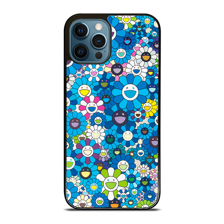 TAKASHI MURAKAMI BLUE FLOWERS iPhone 12 Pro Max Case