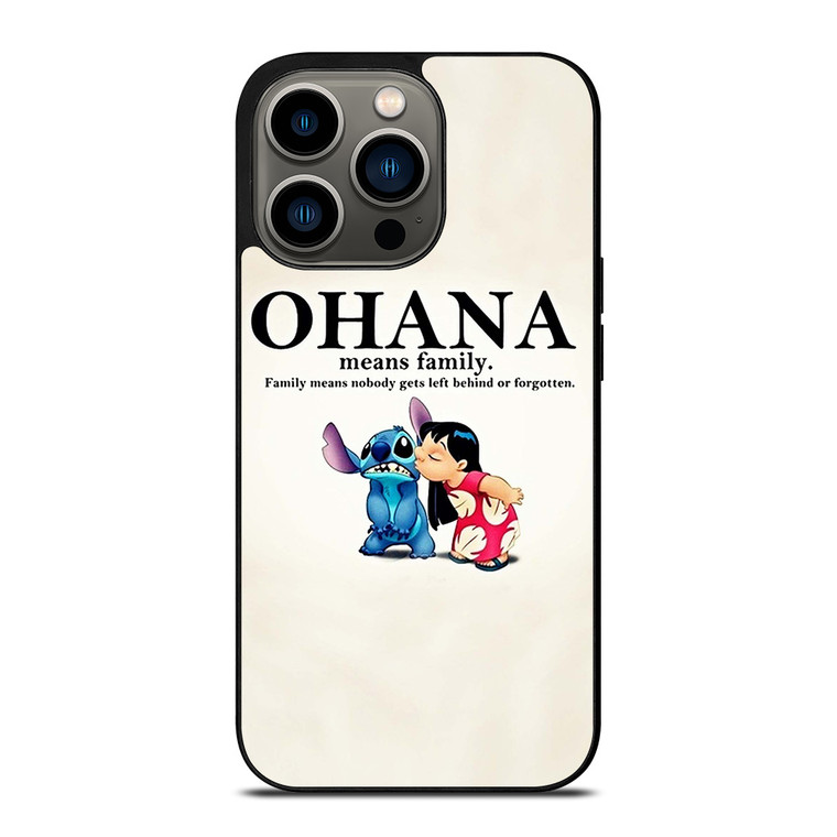 LILO AND STITCH OHANA FAMILY Disney iPhone 13 Pro Case