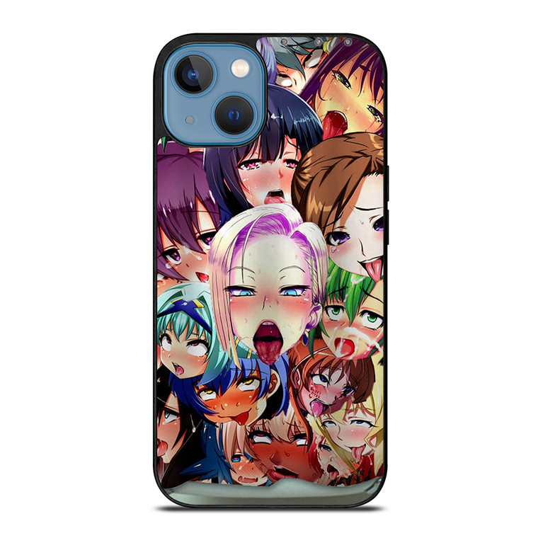 CUTE AHEGAO CHARACTERS iPhone 13 Case