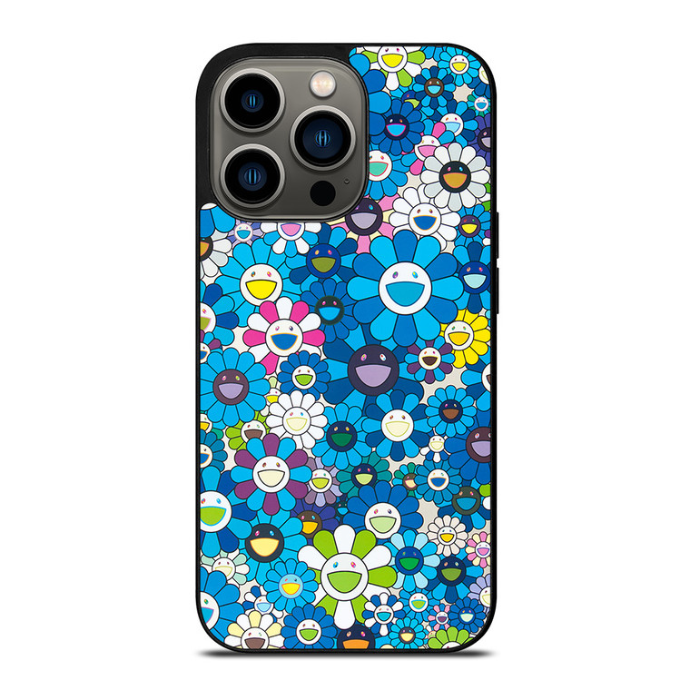 TAKASHI MURAKAMI BLUE FLOWERS iPhone 13 Pro Case