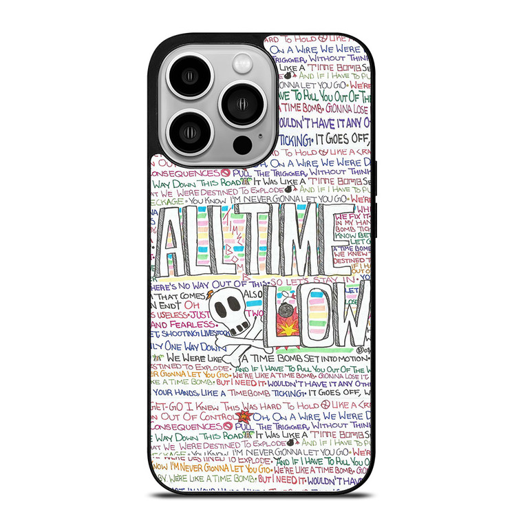 ALL TIME LOW WRITTING iPhone 14 Pro Case
