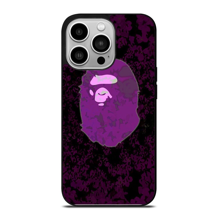 BAPE LOGO VIOLET iPhone 14 Pro Case