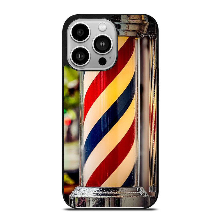 BARBER POLE HAIR CUT iPhone 14 Pro Case