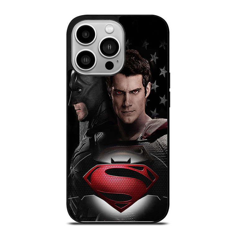 BATMAN VS SUPERMAN FACE iPhone 14 Pro Case