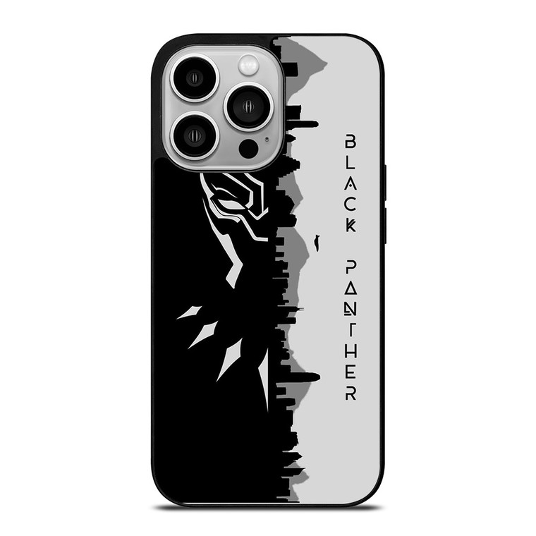 BLACK PANTHER BLACK WHITE FAN ART iPhone 14 Pro Case BLACK PANTHER BLACK WHITE FAN ART iPhone 14 Pro Case