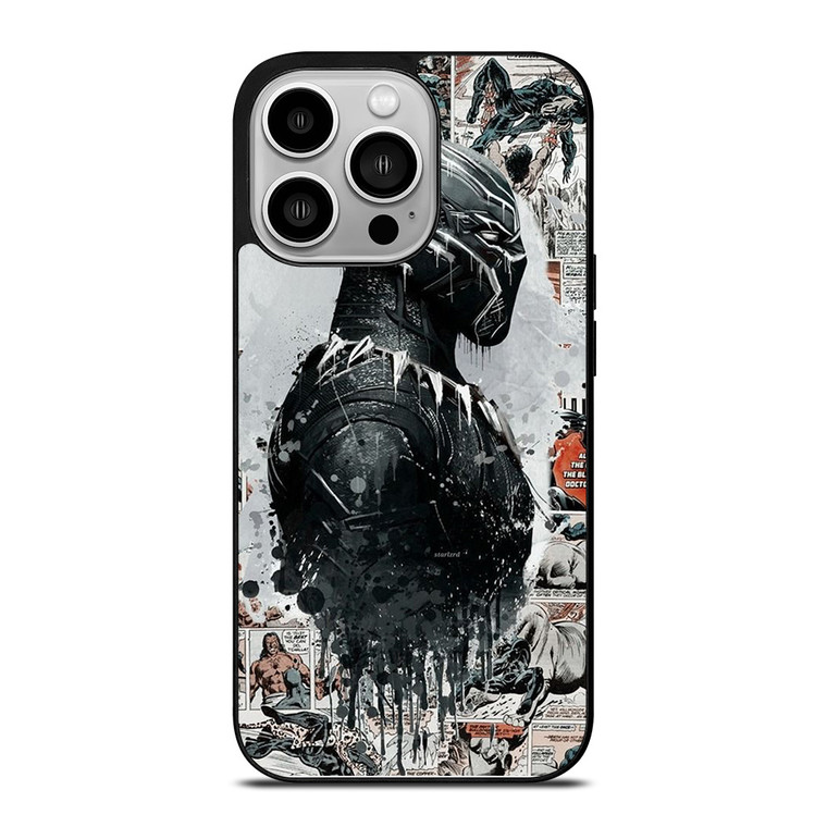 BLACKPANTHER COLLAGE COMIC iPhone 14 Pro Case