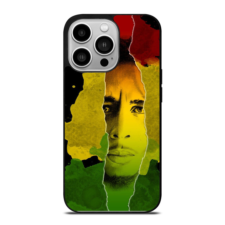 BOB MARLEY REGGAE PAPER ART iPhone 14 Pro Case
