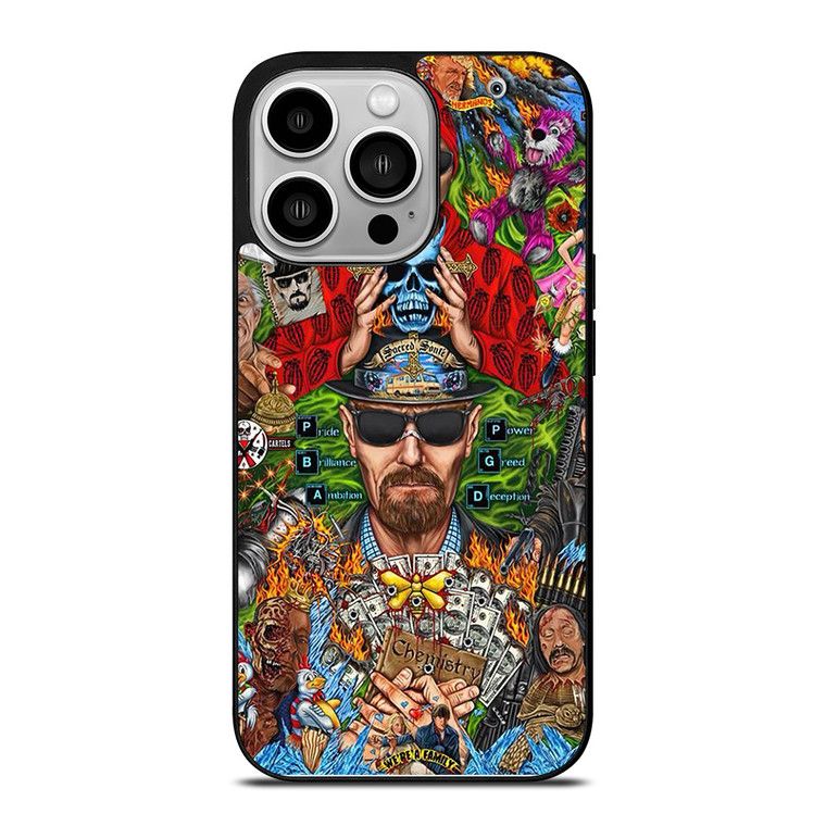 BREAKING BAD MONTAGE iPhone 14 Pro Case