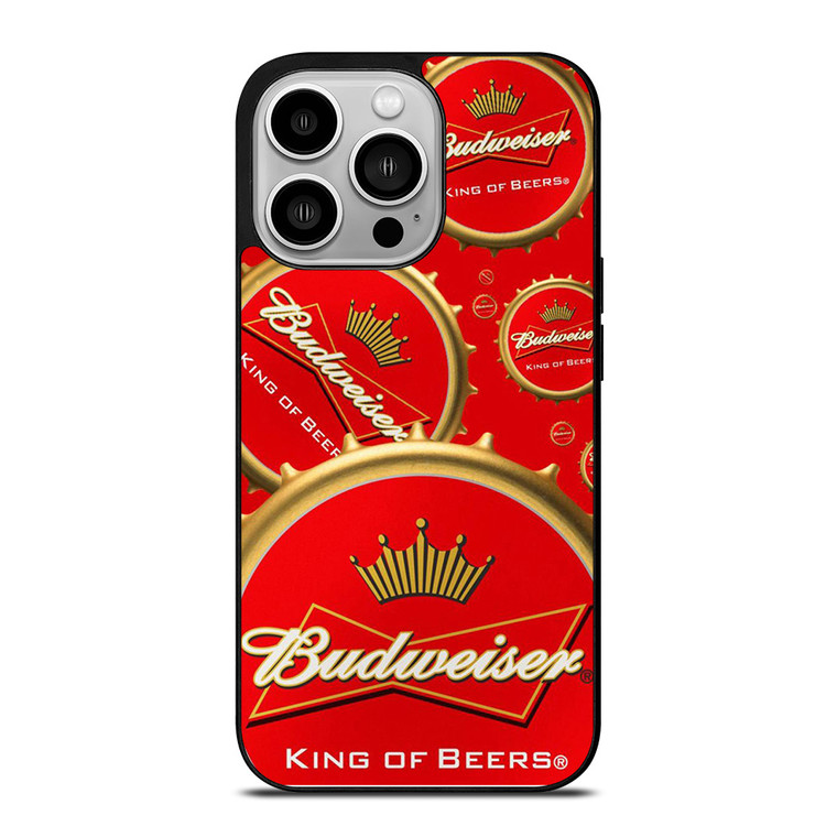BUDWEISER BOTTLE CAP LOGO iPhone 14 Pro Case