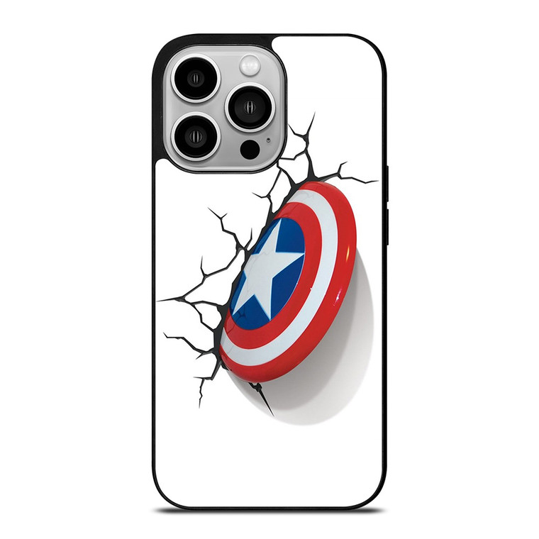 CAPTAIN AMERICA SHIELD 3D iPhone 14 Pro Case CAPTAIN AMERICA SHIELD 3D iPhone 14 Pro Case