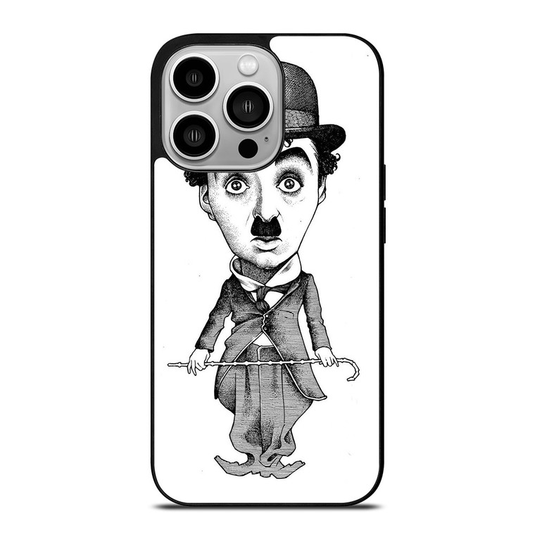 CHARLIE CHAPLIN CARTOON iPhone 14 Pro Case