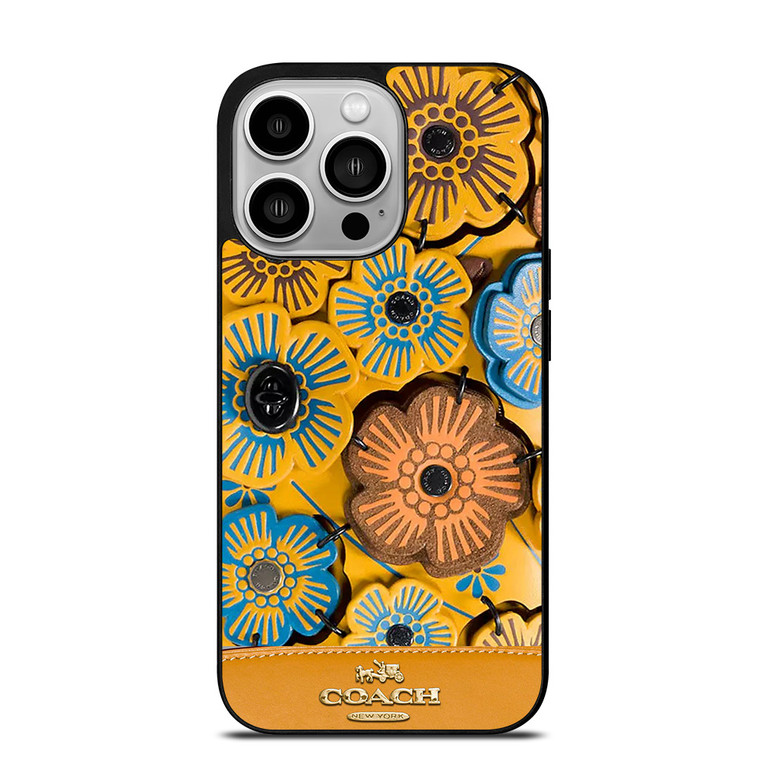 COACH NEW YORK ROSE TEA iPhone 14 Pro Case COACH NEW YORK ROSE TEA iPhone 14 Pro Case